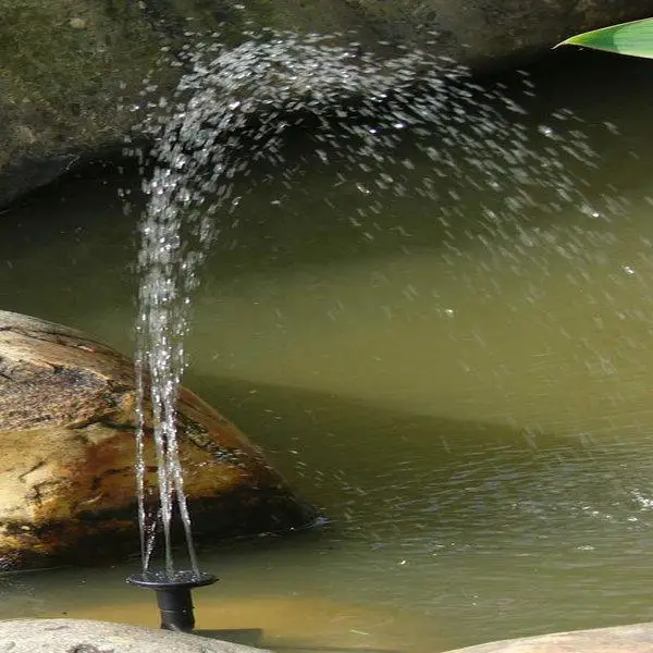 

Adeeing Solar Fountain Solar Water Fountain Garden Pool Pond Outdoor Solar Panel Fountain Floating Fountain Garden Decoration