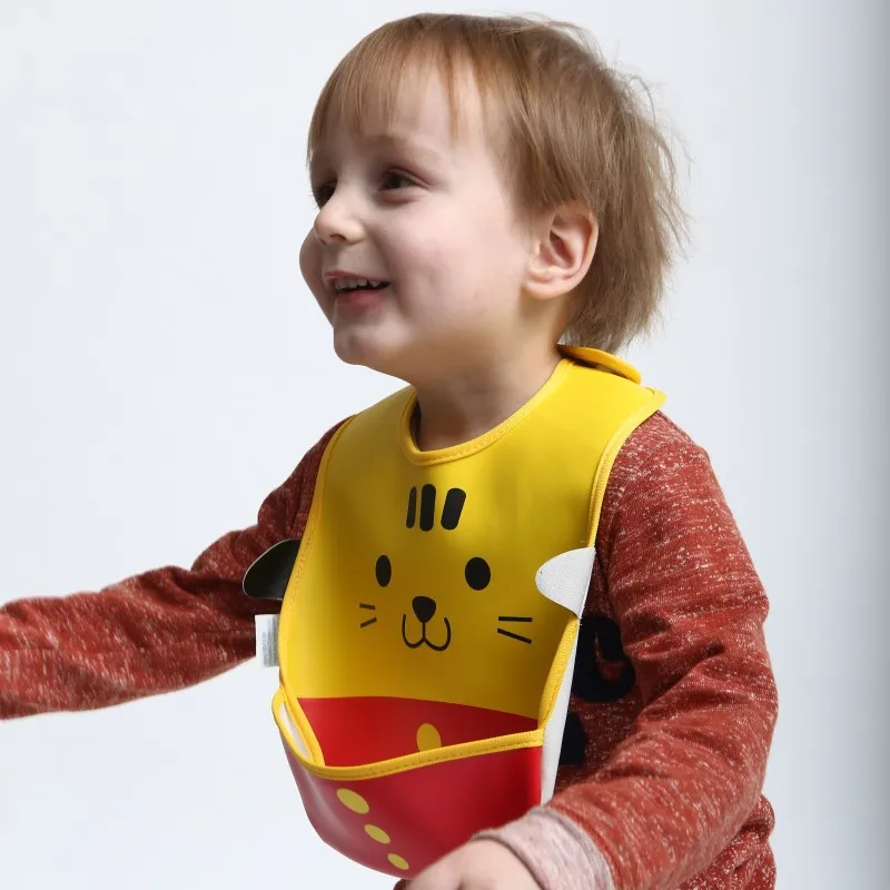 Pvc Waterproof Baby bi Big Pocket Food Catcher for Babies and Toddlers FDA approved Unisex Design Stain Resist | Детская одежда и