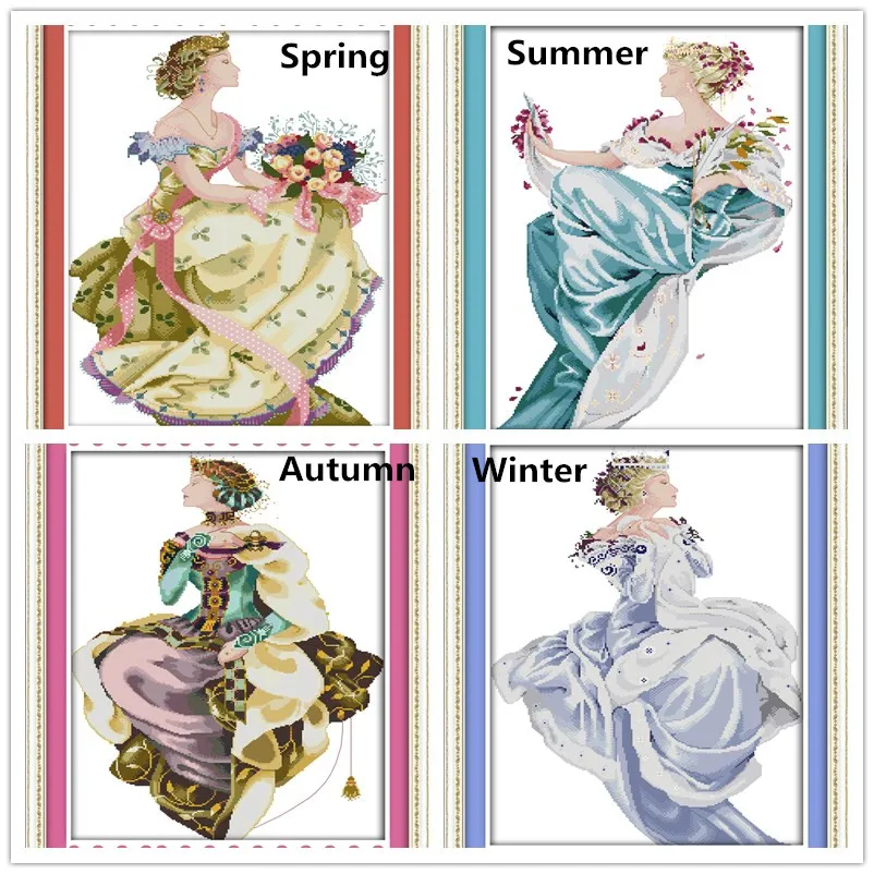 4 сезона Летние красивые комплекты для девочек с принтом Королева вышивка