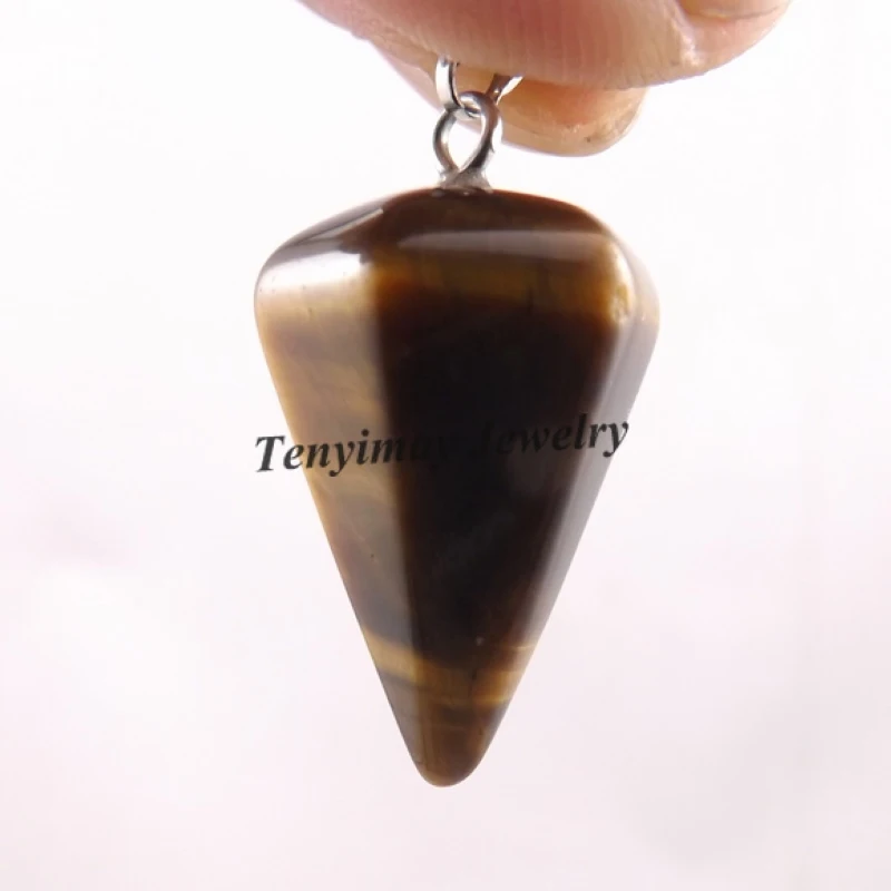 Подвеска в форме пирамиды из полудрагоценных камней для ожерелья подвеска
