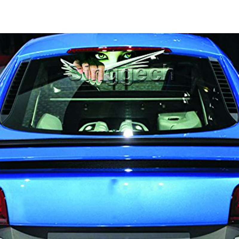 3d-наклейки ZD в виде монстра с глазами для Lada Toyota Corolla c-hr Avensis RAV4 Auris Honda Civic Accord