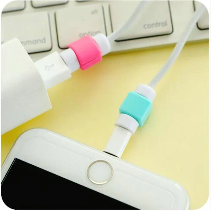 

Cable Protector Data Line Colors Cord Protector Protective Case Long Size Cable Winder Cover For iPhone USB Charging Cable