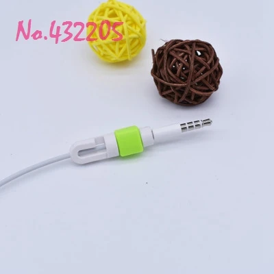 10 шт. конфеты цвета протектор для кабеля наушников Защитный чехол бобин защитный