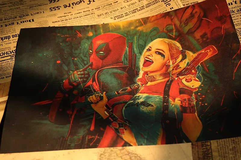 Marvel Дэдпул экшн-постеры с фигурами, наклейки s, игрушки для взрослых, новинка, фигурки Дэдпула Marvel, плакаты, наклейки, вечерние, поставка