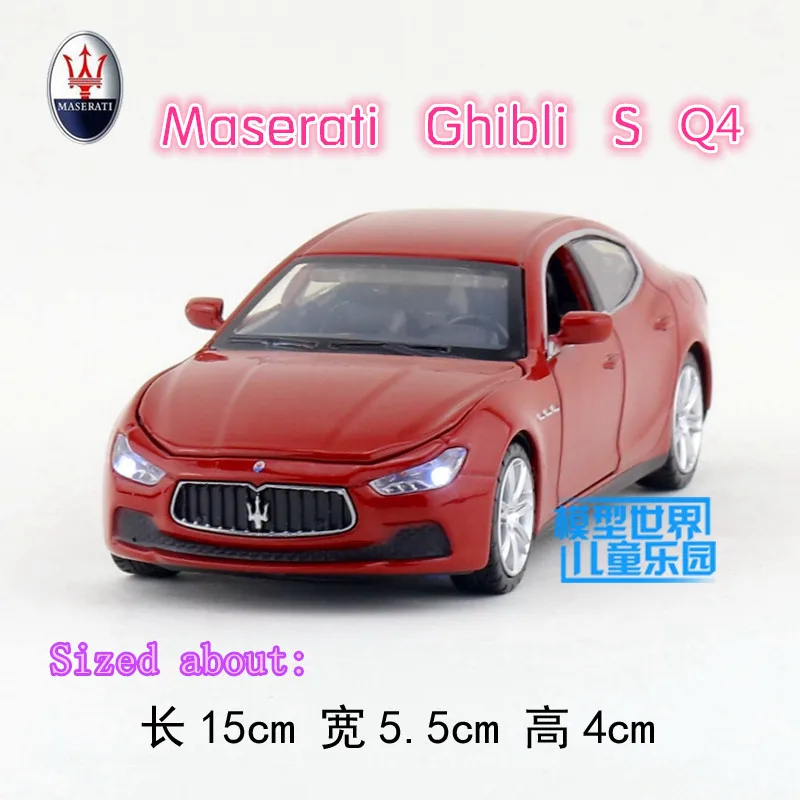 Игрушечный автомобиль модель из литья под давлением 1:32/Maserati Ghibli S Q4/Maserati Levante SUV/Sound