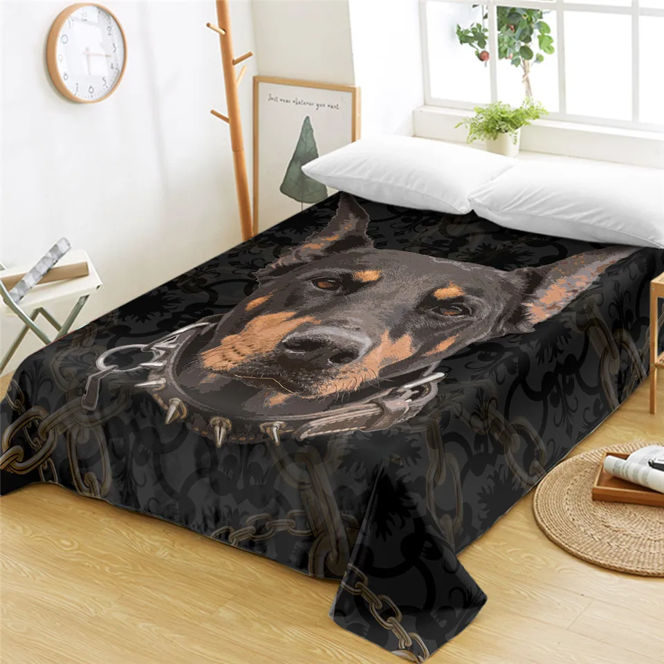 Постельное белье для собак простыни один предмет мопс хаски Ротвейлер Doberman