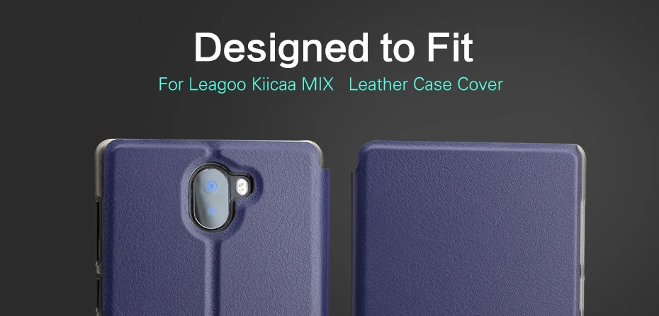Роскошный чехол ocube Leagoo Kiicaa MIX, Специальный защитный флип-чехол из искусственной кожи, чехол для мобильного телефона Leagoo Kiicaa MIX 5,5"