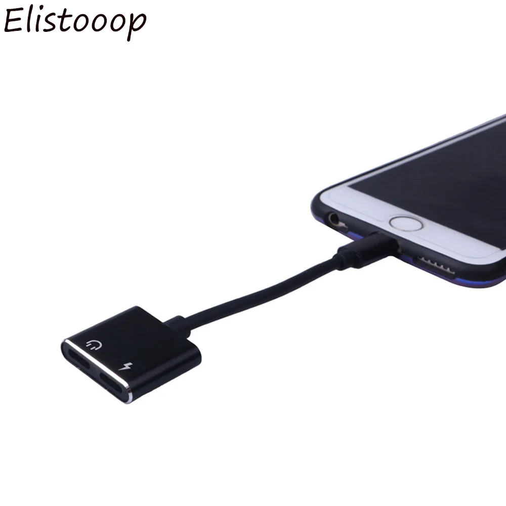 Для Lightning to Dual для 2в1 зарядка аудио адаптер наушники кабель конвертер Apple iPhone |