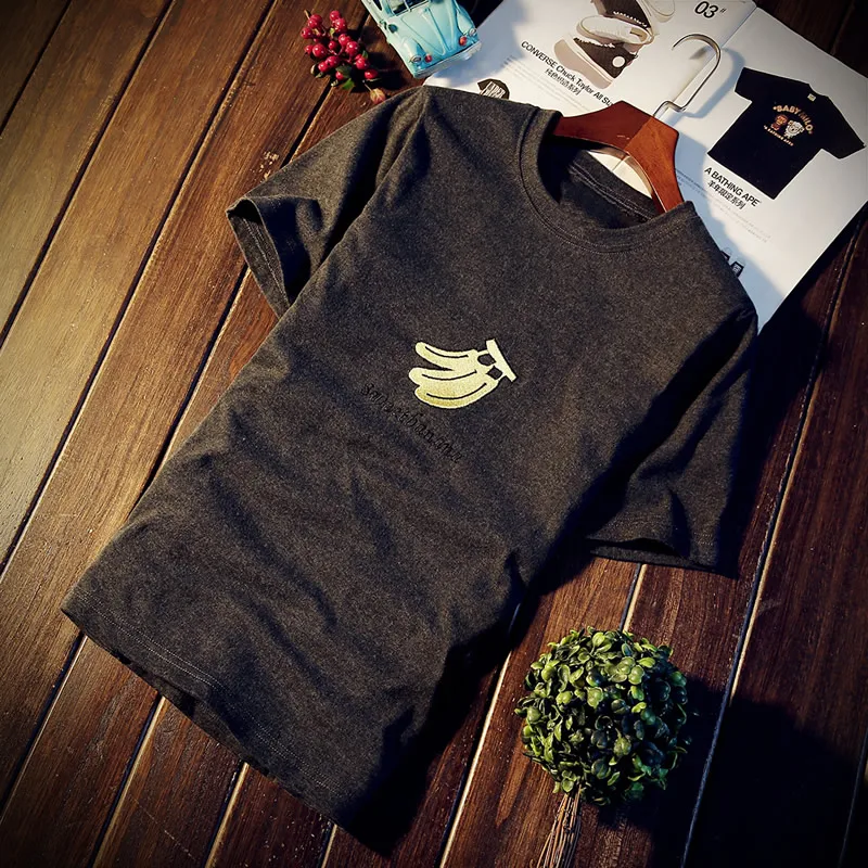 Новые мужские футболки с 3d принтом модные банановым облегающие арбуза больших