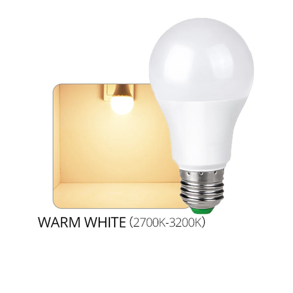 Warm White Светильник с датчиком, лампа с сумерками до рассвета, светодиодный светильник, лампа Smart E27 B22, лампа, автоматическое включение/выключение, садовый безопасный ночной Светильник s для наружного освещения, светильник ing - Испускаемый цвет: Warm White