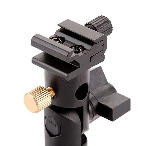 FOTGA E Type Flash Shoe Umbrella Holder Light Stand Bracket Cold Clip for 1/4&quot 3/8&quot DSLR Camera | Электроника