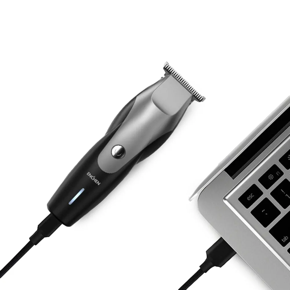 YOUPIN ENCHEN Hummingbird электрическая машинка для стрижки волос, usb зарядка, низкий уровень шума, триммер для волос с 3 гребнями для волос