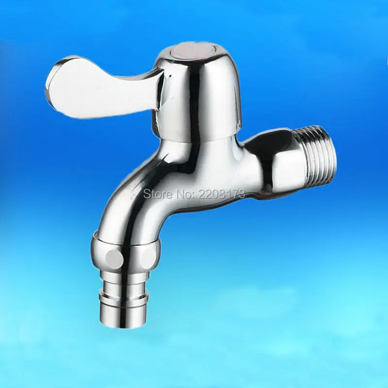 Хромированный смеситель из цинкового сплава для стиральной машины 1 шт.|washing machine