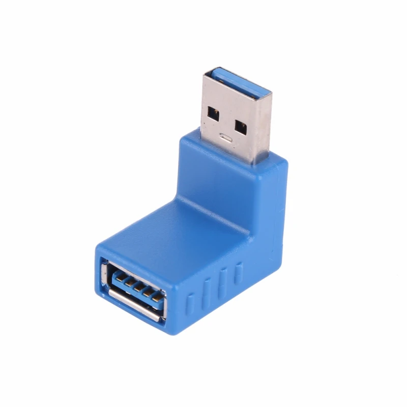 USB 3.0 L Shape Converter Adapter Male to Female 90 Degree Angle Plug Up Down Design For Laptop PC A09 | Электроника