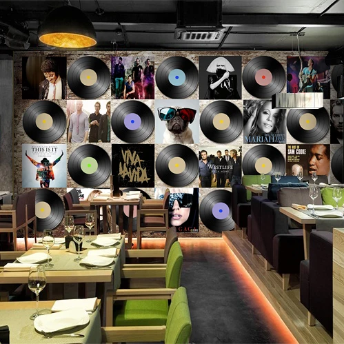 Пользовательские фотообои 3D на заказ ностальгические старые записывающие