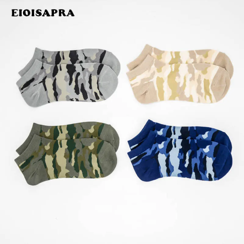 [EIOISAPRA] Японские модные хлопковые камуфляжные носки Harajuku для весны и лета мужские