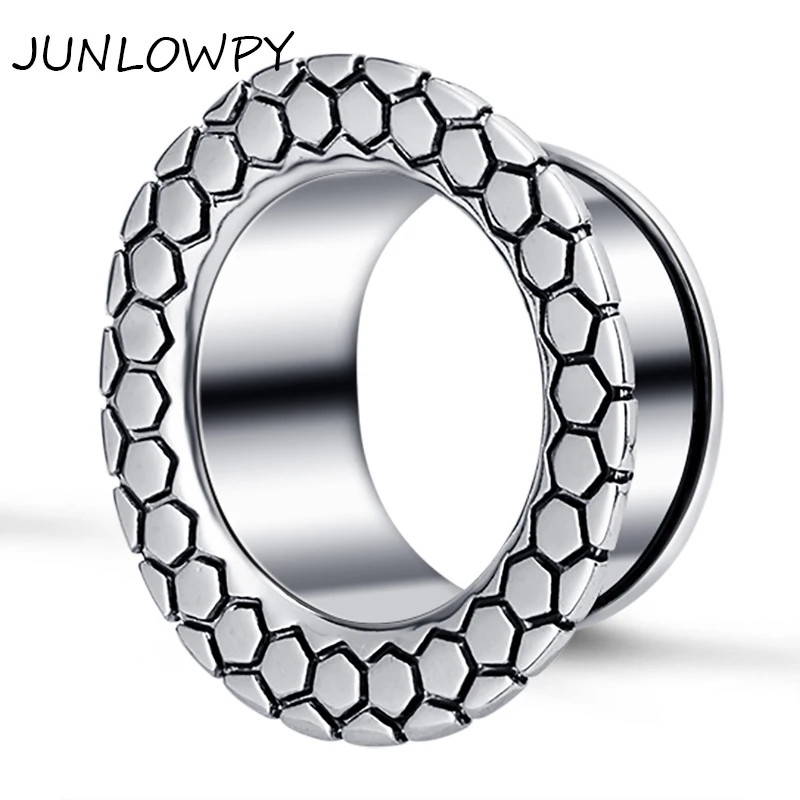 JUNLOWPY пробки для пирсинга разных размеров полые новый дизайн расклешенные