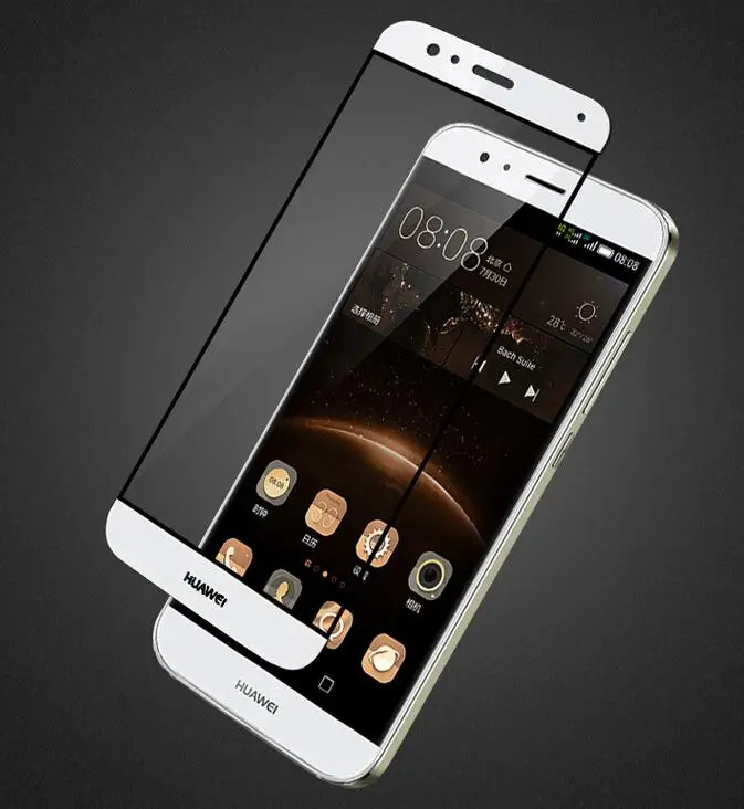 3D Tempered Glass For Huawei G8 GX8 Full Screen Cover Explosion-proof Protector Film G7 plus D199 | Мобильные телефоны и