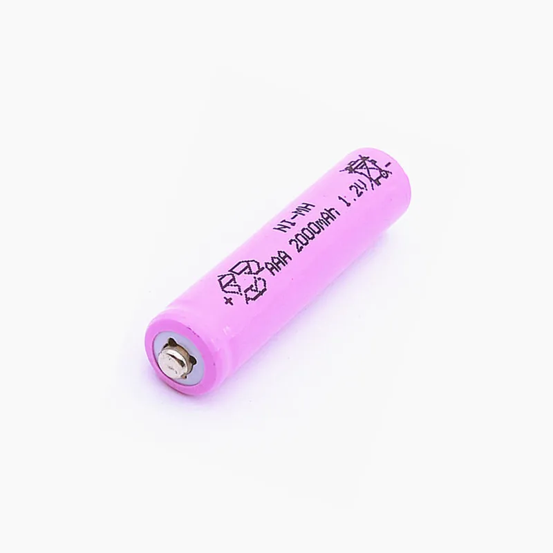 4 шт розовые 2000mAh Ni MH батареи 1 2 V перезаряжаемые AAA экологически чистые подходят