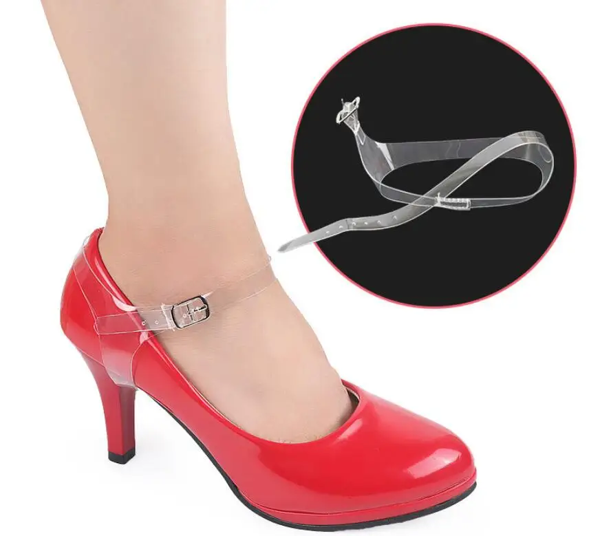 TPU triangle transparent beam lace slippery non-slips with feet slipped high heels fixed garland laces |