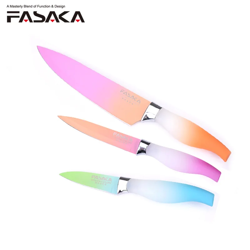 FASAKA набор кухонных ножей из нержавеющей стали 3 шт 8 &quotшеф повара 5&quot утилита 5