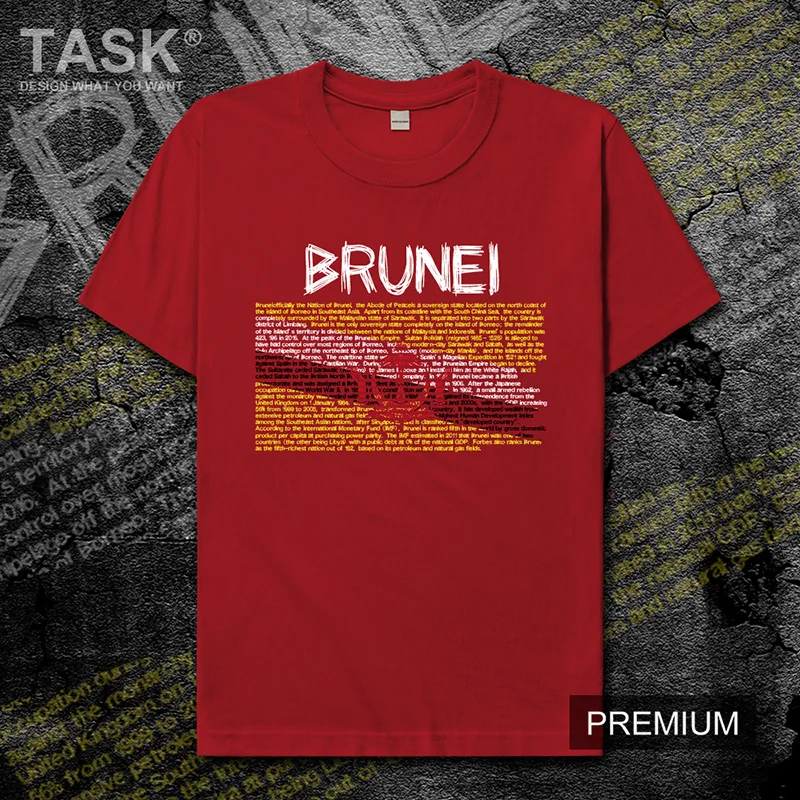 Nation of Brunei national team mens t shirt Fashion new Short Sleeve T-shirt men's casual sports top cotton t-shirt BRN Bruneian | Мужская