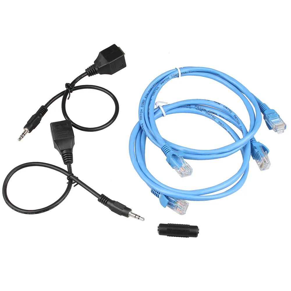 Relper lineso 3.5 мм штекерным RJ45 адаптер для ИК повторитель Комплект или стерео аудио