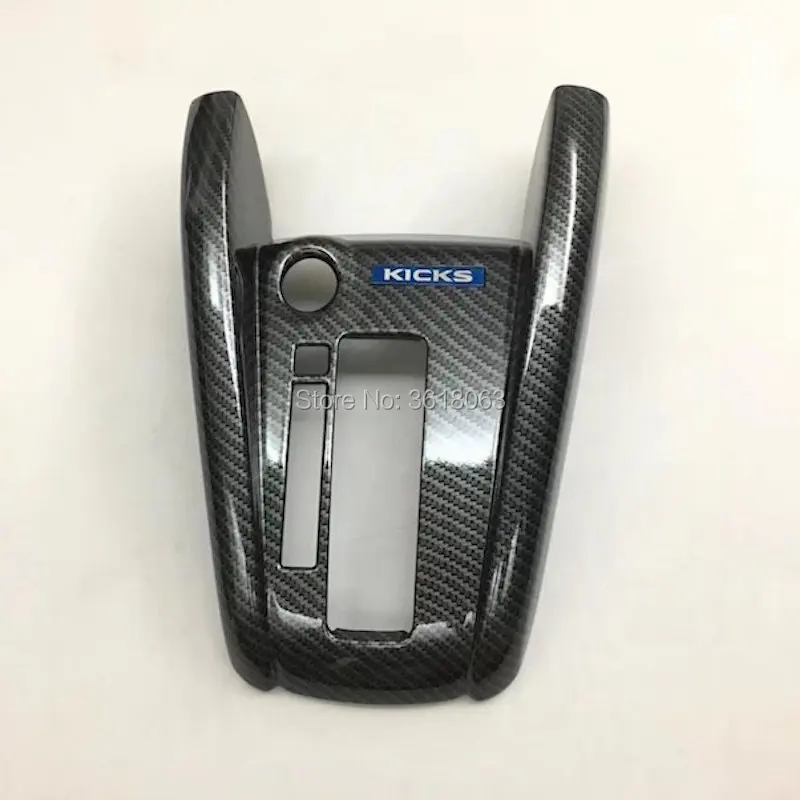 

For Nissan Kicks 2017 2018 2019 Gear Shift Box holder Panel Cover Trim Frame Garnish ABS Chrome Stickers Car-Styling Accessories