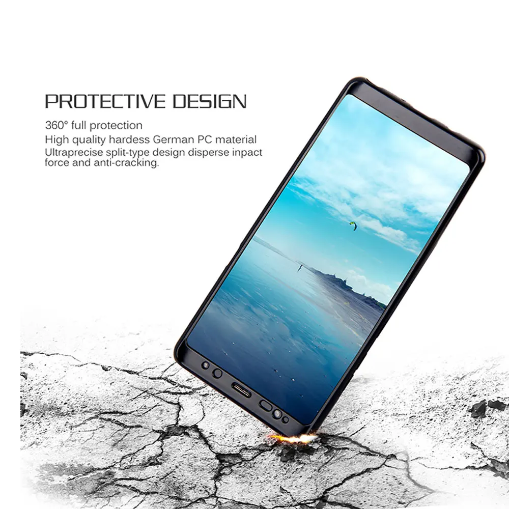 Bauqee задняя крышка для Samsung Galaxy Note 8 ультра тонкий и прочный Fit шок падение