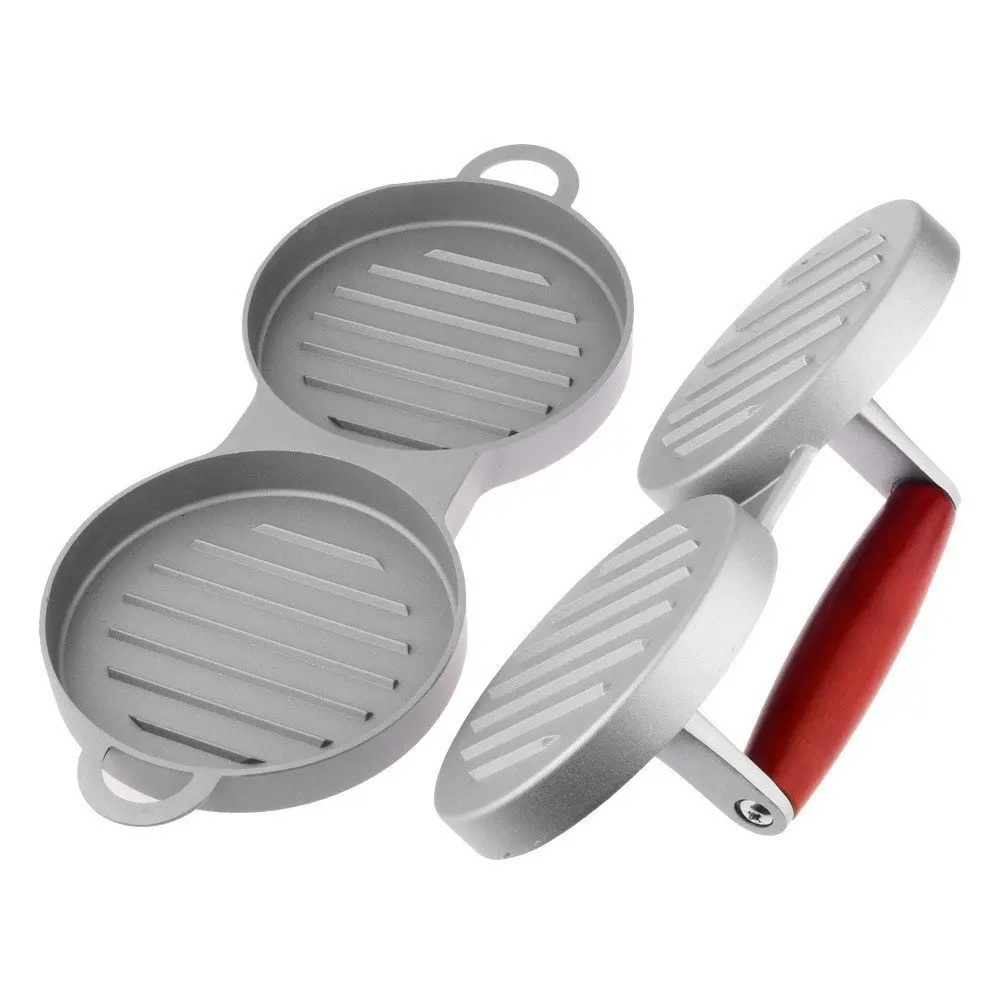 2019 Hamburgers Mold Rice Balls/Sandwich/Meat Pie Suppress Not Sticky Wood Handle (double)(00384) | Дом и сад