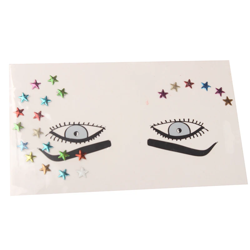 Красочные смолы сверла наклейка Bindi подобранная вручную Богемия и этнический