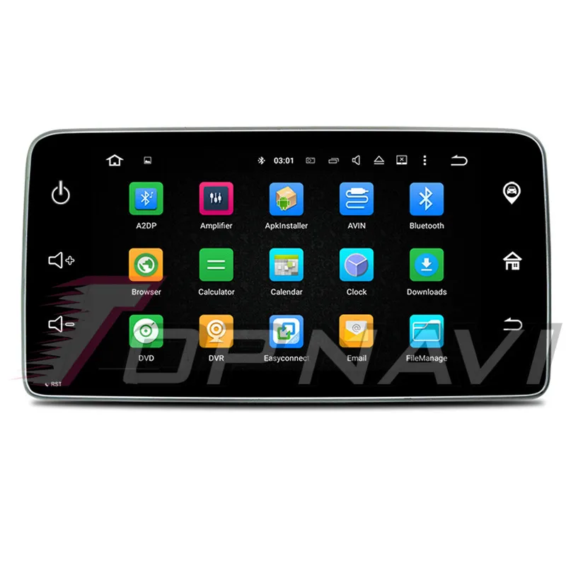 TOPNAVI Android 8 0 Octa Core автомобильный gps навигации для Benz Smart 2015 10 стерео проигрыватель