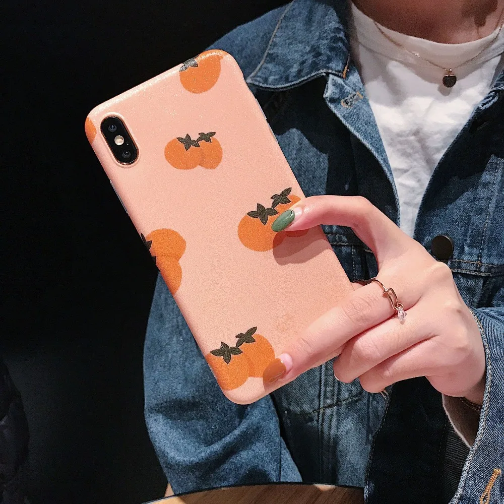 PGSD простой томатный Чехол для мобильного телефона с авокадо iphone XS MAX XR apple 7/8 Plus 6S