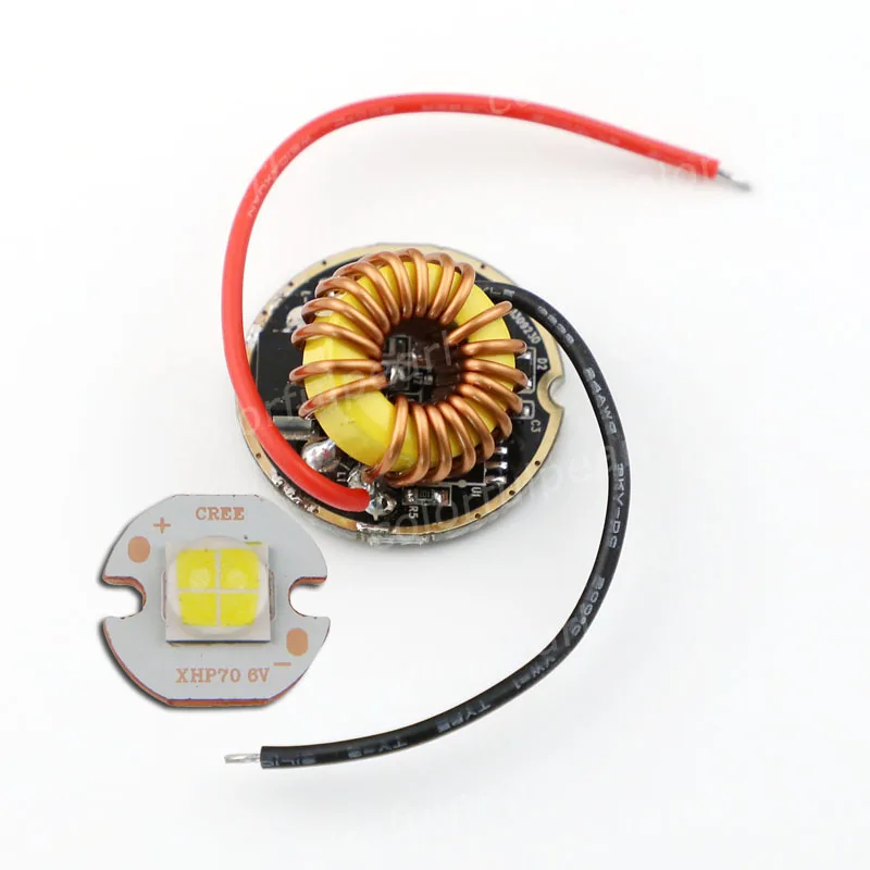 СВЕТОДИОД Cree 6V XHP70 теплый белый/холодный белый 3000K 4500K 6500K 16 мм/20 мм медная печатная