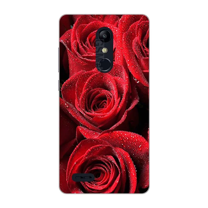 Мягкая искусственная кожа для LG K11 K10 2018 Plus 5 3 &quotчехол с рисунком HD Роза волк