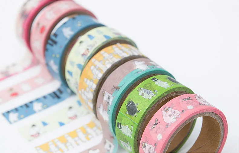Moomin Muuminpeikko, новинка, модная лента, наклейка, игрушка, наклейка, малыш, Муми, мультяшная наклейка, милый финский персонаж, наклейка, книга