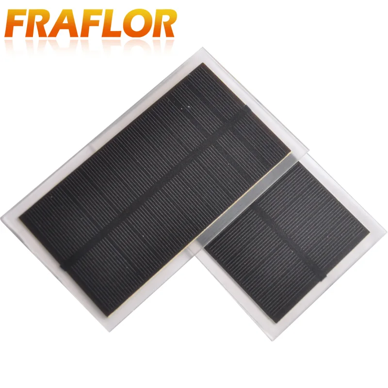 10 шт./лот 5 В/а 1 Вт солнечная панель малогабаритная мини поликристаллическая