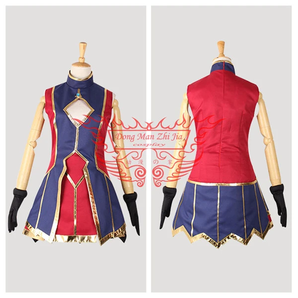 Лидер продаж новый костюм для косплея Fate/Apocrypha Selesia Upitiria пальто + перчатки крутой