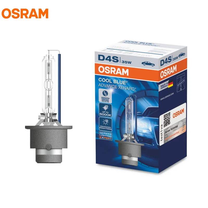 OSRAM D4S 35W 66440CBA 6000K холодный синий ксенон ксеноновая лампа для автомобильных фар