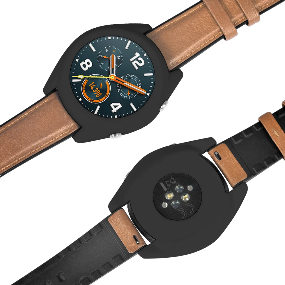 3in1 для Huawei часы GT ремешок fitbit Смарт силиконовой лентой + чехол активная Защитная