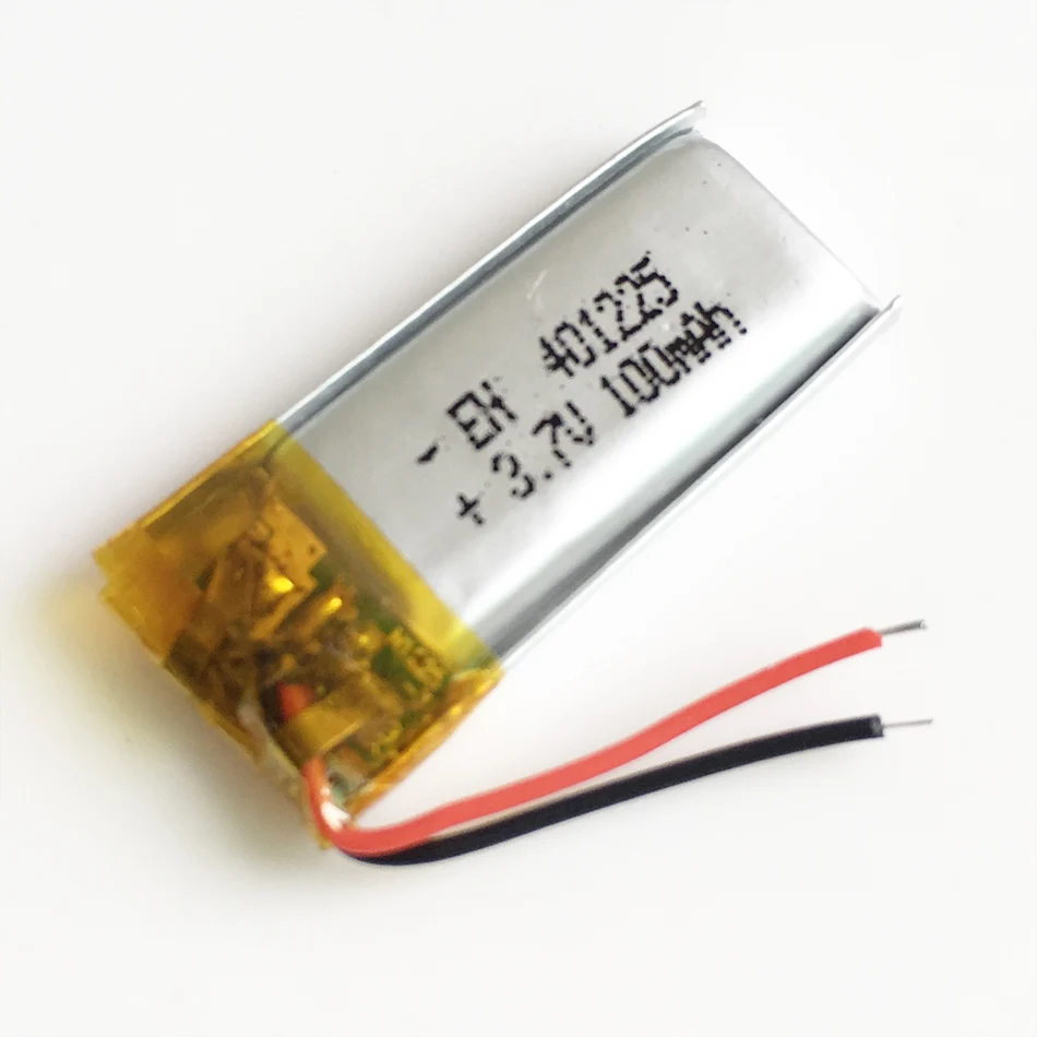 5 шт. литий-полимерные аккумуляторные литий-ионные батарейки 3 7 в 100 мАч 401225 для Mp3