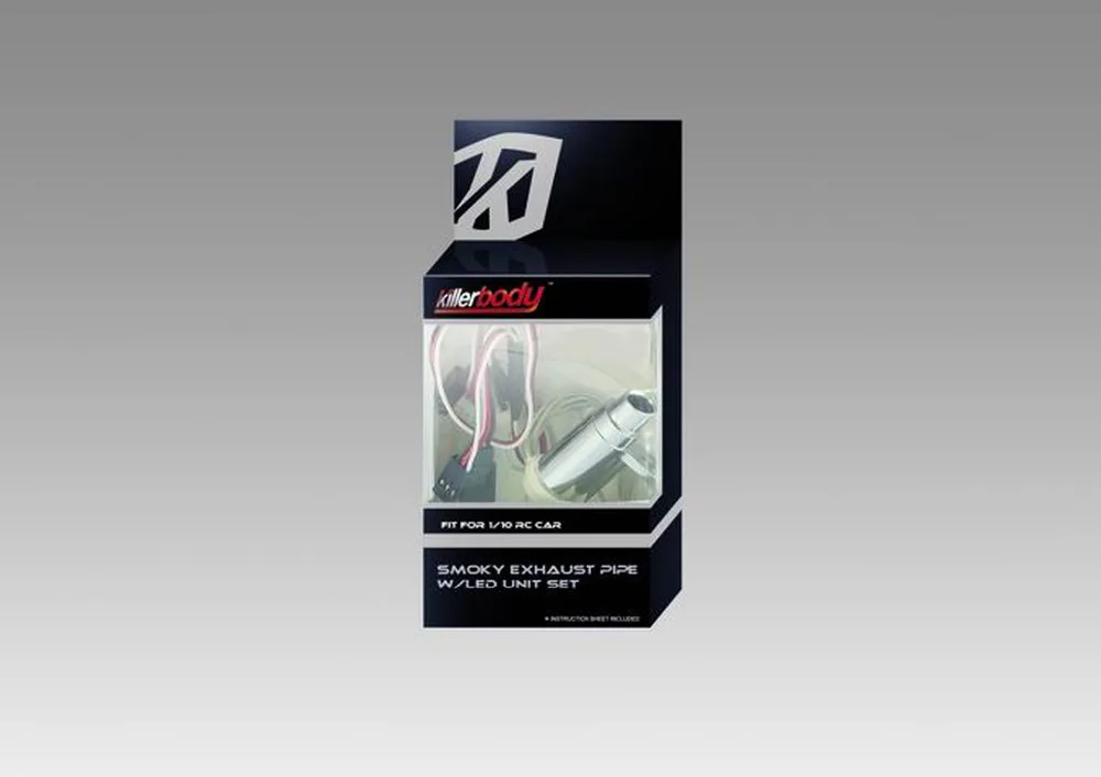 Killerbody 48507 Дымчатая выхлопная труба WLED комплект для радиоуправляемого автомобиля
