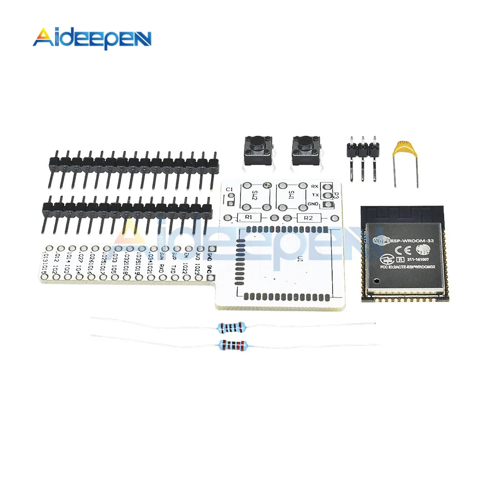 ESP-32 ESP-WROOM-32 Rev1 WIFI модуль беспроводной Bluetooth макетный комплект макетная плата для