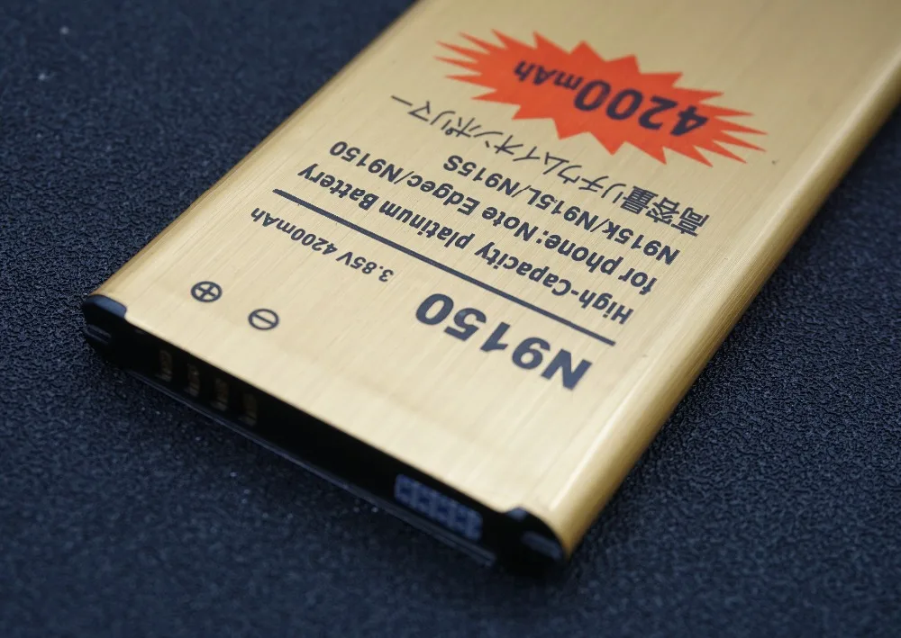 LehonS 4200 мАч Золотой Сменный аккумулятор для Samsung Galaxy Note Edge N9150 N915 N915F N915A N915T