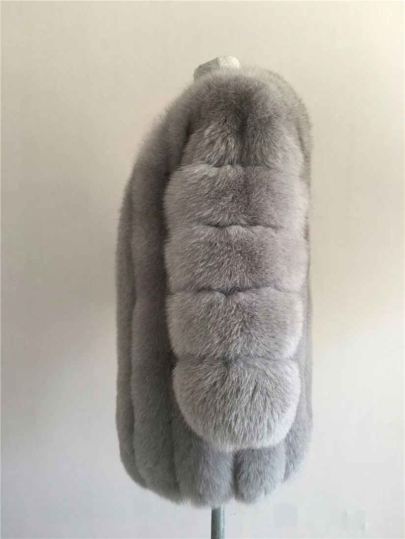 LIYAFUR 10 цветов Длинные натуральная натуральный Толстый синий Лисий Мех животных пальто России S зимние Роскошные пальт