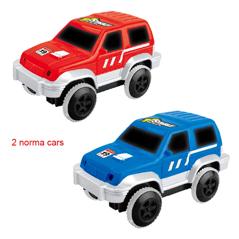 Волшебная железная дорога светящийся гоночный гибкий трек в темноте Электронный