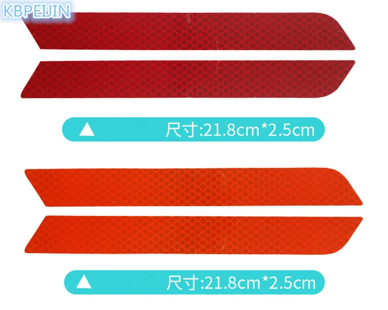 

Accessories car Bumper/Wheel eyebrow Safety Reflective Strips Sticker for Buick regal gs excelle encore lacrosse rendezvous 2pcs