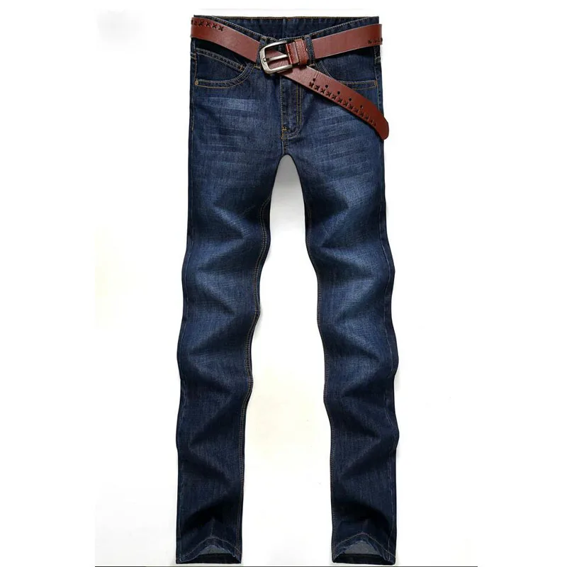 Новое поступление мужские джинсовые брюки джинсы со средней талией прямые