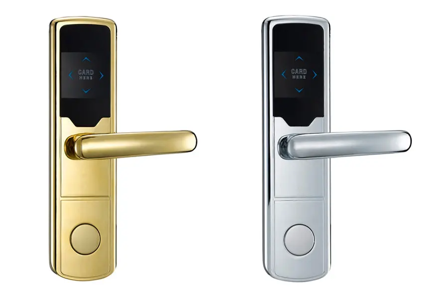 Цинковый сплав смарт Keyless цифровой электронный RFID Считыватель Карт Отель дверной замок с радиочастотной технологией