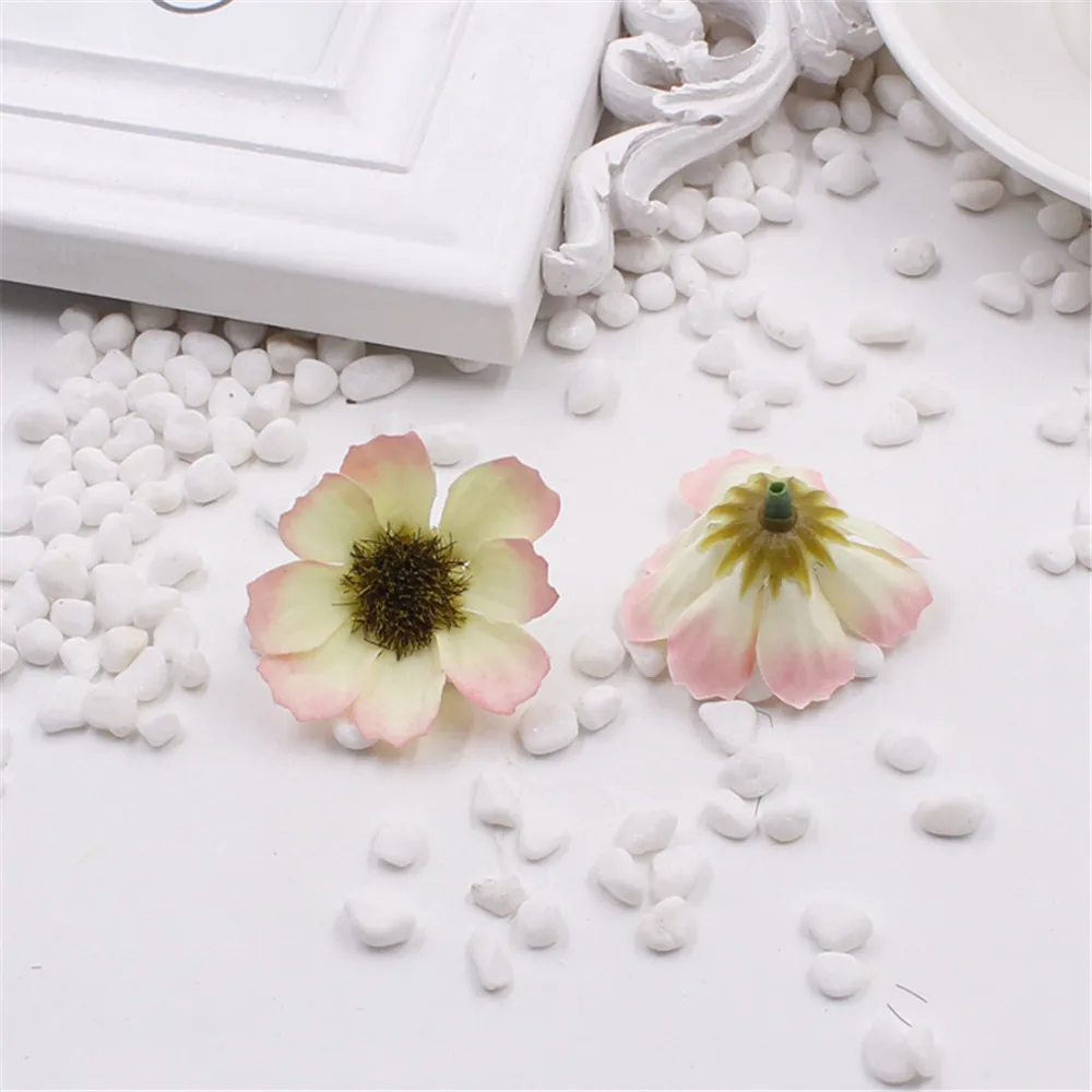 Искусственные шелковые цветы 5 шт./лот 4 см|silk flowers artificial|silk flowersartificial |